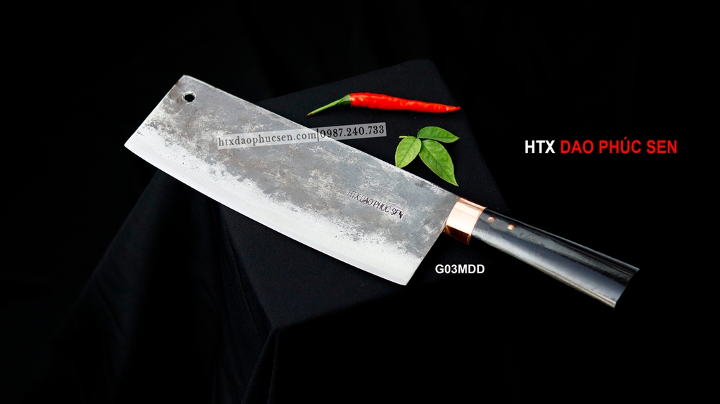 DAO THÁI 22 cán mun khâu đồng đỏ
