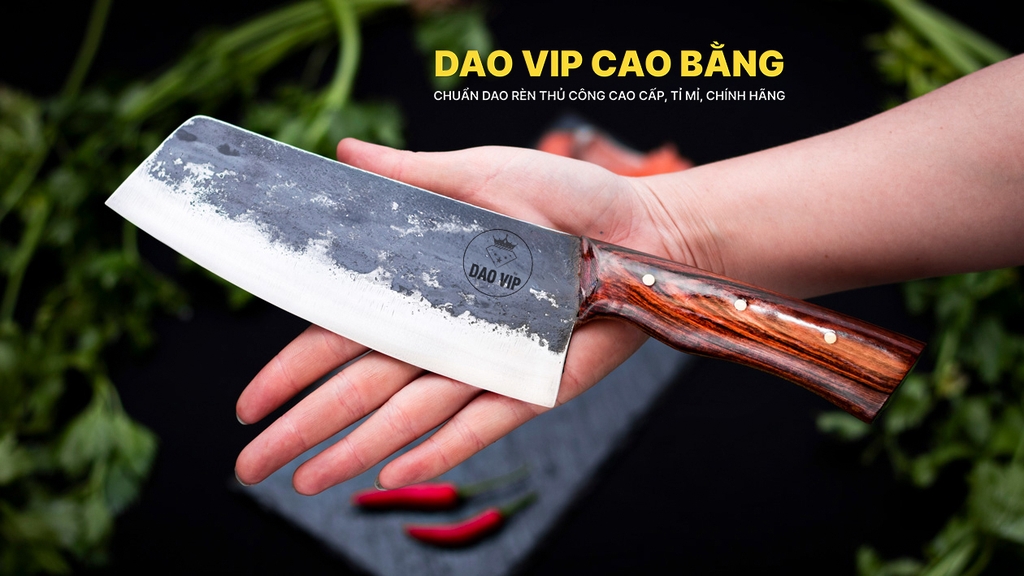 Dao thái kiểu 07 cán ốp cẩm GT07 DAO VIP CAO BẰNG