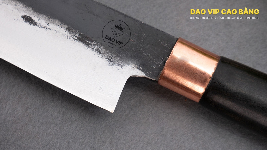 Dao lọc thịt thép nhíp xe cán gỗ mun CL10NMDD DAO VIP CAO BẰNG