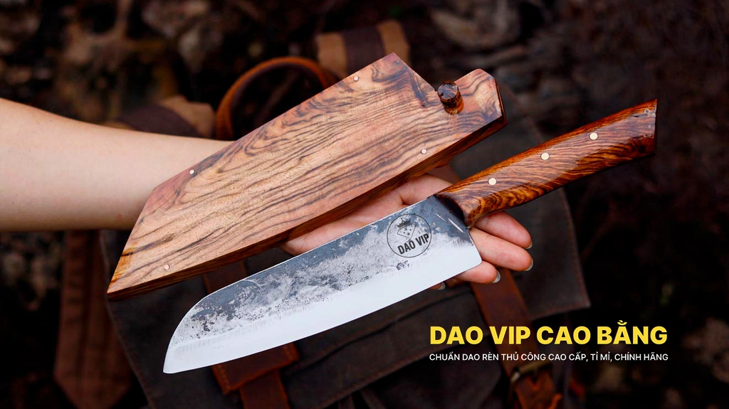 Dao thái GT05VG vỏ gỗ DAO VIP CAO BẰNG
