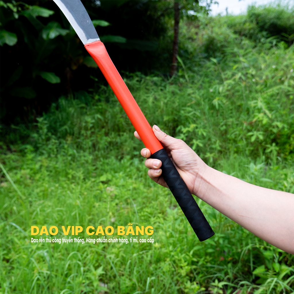 Liềm phát cỏ sắc bén - Thép nhíp ô tô C08 chất lượng, hàng chuẩn CỦA DAO VIP CAO BẰNG