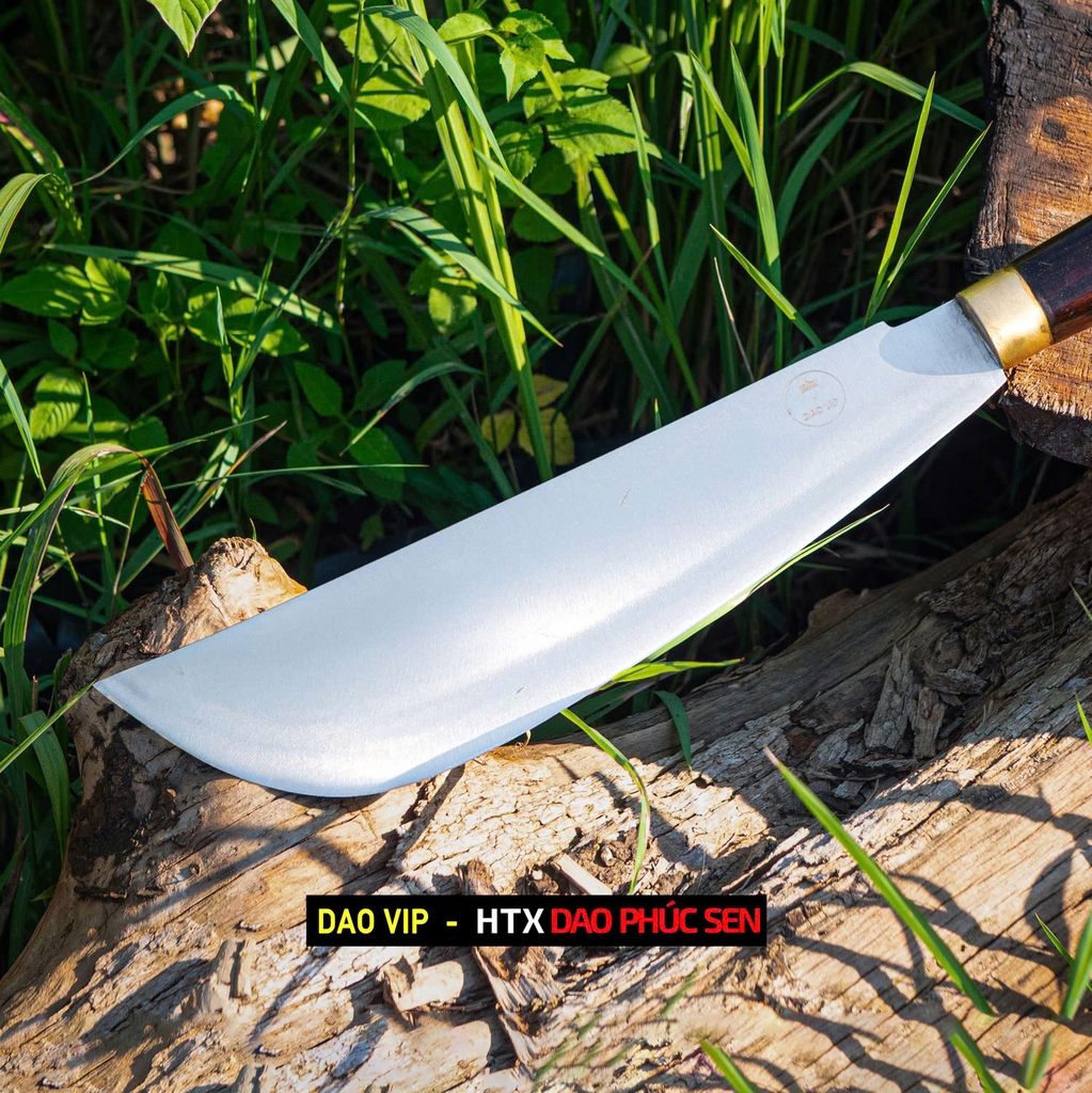 Dao yếm chặt gà thép trắng cao cấp - DYKMD