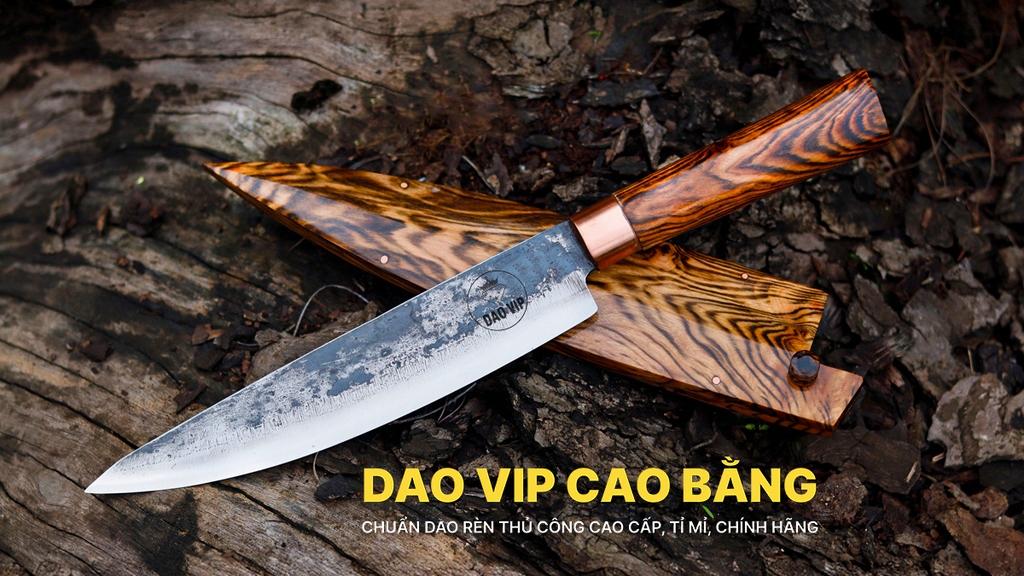 DAO PHILE KIỂU 03 VỎ GỖ - N05DDVG DAO VIP CAO BẰNG