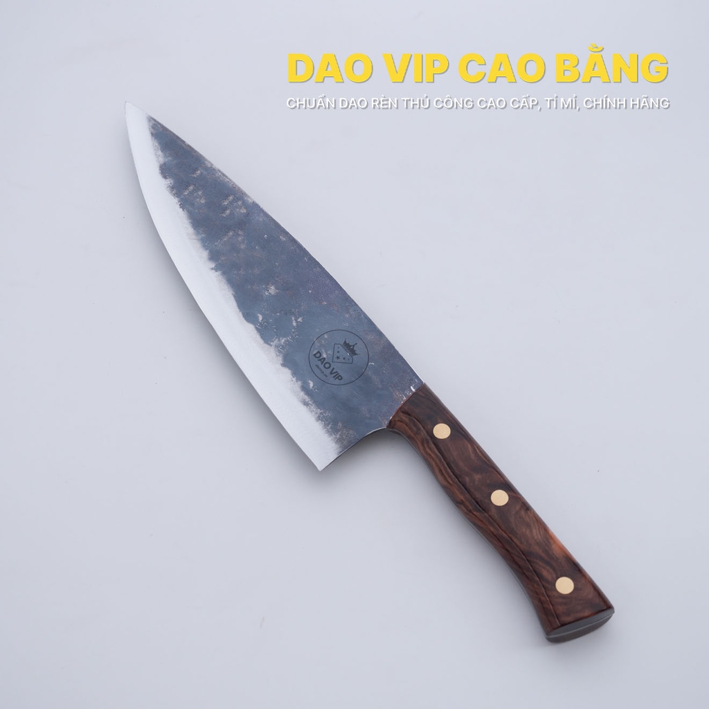 DAO ĐẦU BẾP cán ốp cẩm DBC DAO VIP CAO BẰNG