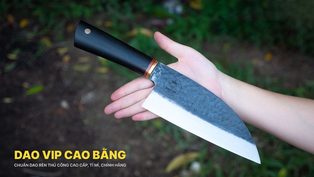 Dao chặt thái Serbian Cleaver Knife DCL03T đa năng, hàng chuẩn chính hãng của DAO VIP CAO BẰNG
