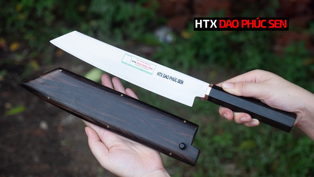 Dao Kiritsuke thép trắng cao cấp - DNK27VG