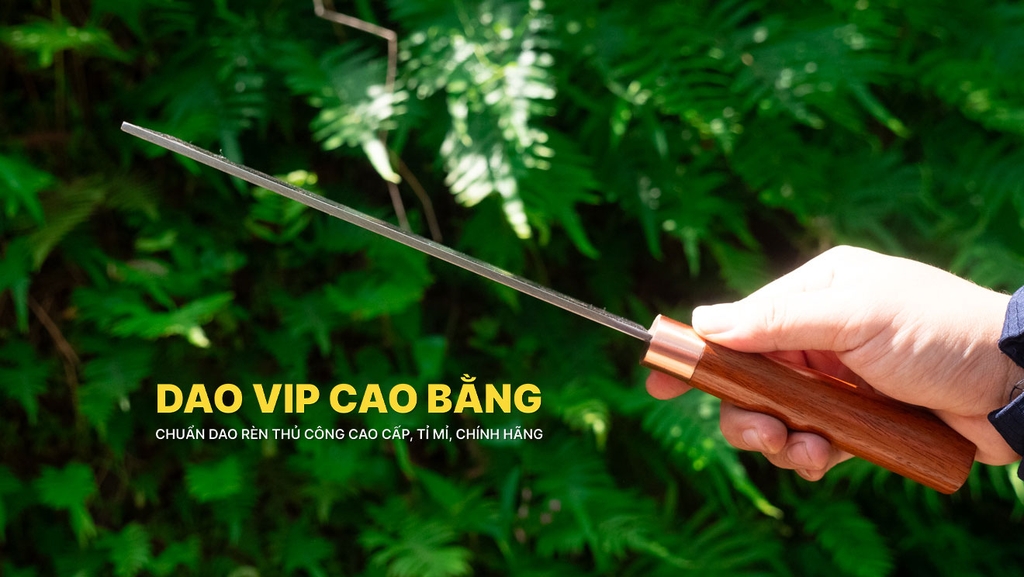 Dao chặt gà thép trắng G05KDD DAO VIP CAO BẰNG