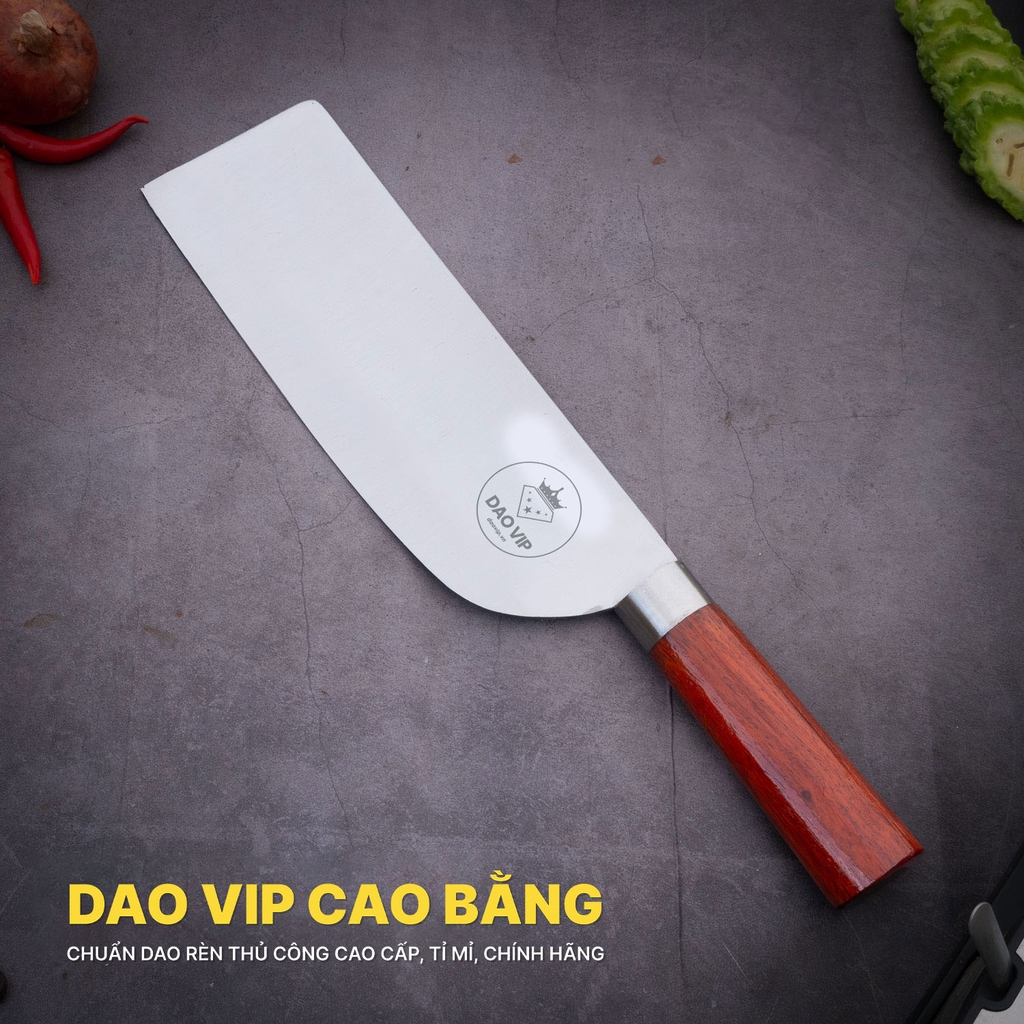 Dao chặt gà thép trắng CG99H DAO VIP CAO BẰNG