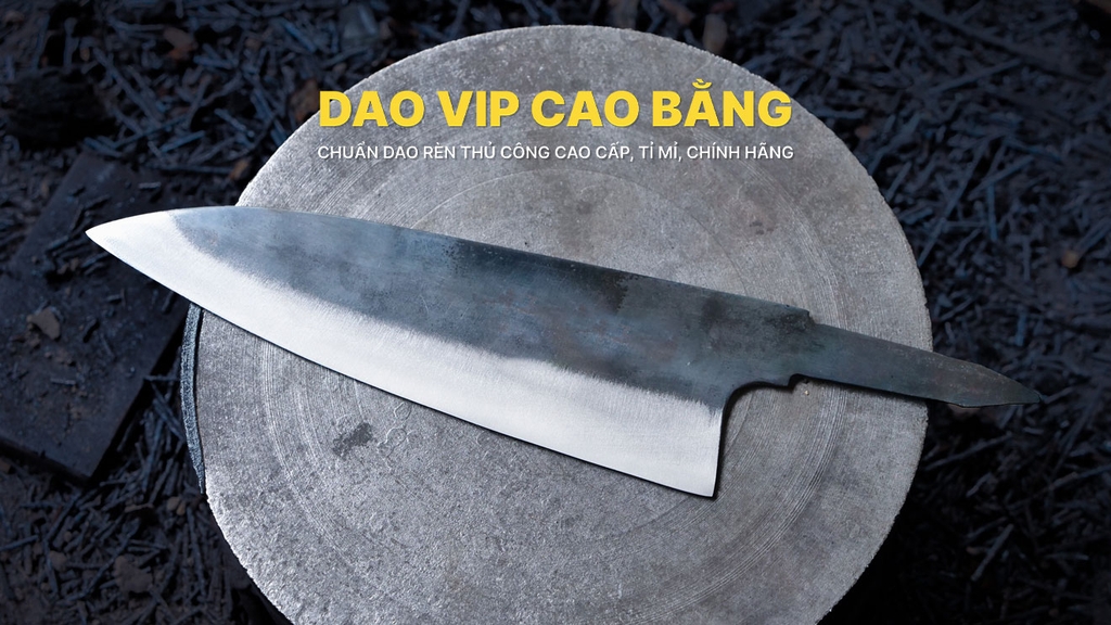 Dao thái lọc cao cấp DN21, rèn thủ công, HÀNG CHUẨN CỦA DAO VIP CAO BẰNG