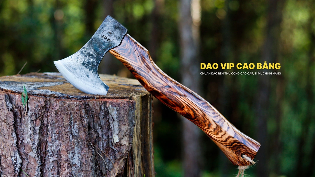 Rìu đi rừng R04N sắc bén, HÀNG CHUẨN CỦA DAO VIP CAO BẰNG