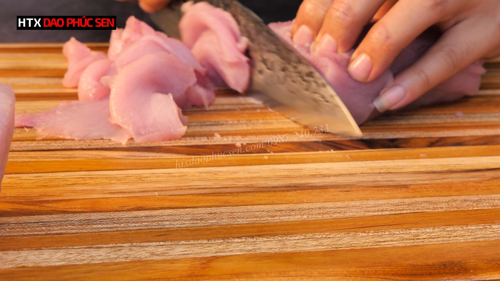 Thớt Gỗ Teak Cao Cấp - Cắt Thái, Trang Trí - 40,5x30,5x1,4cm - CNTN03