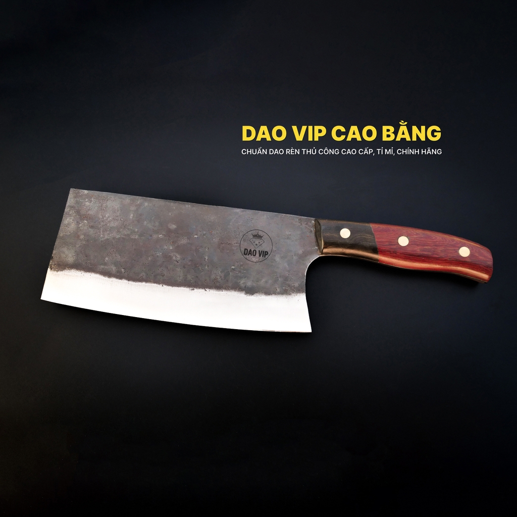 Dao chặt gà cao cấp nhíp xe - SG07 DAO VIP CAO BẰNG
