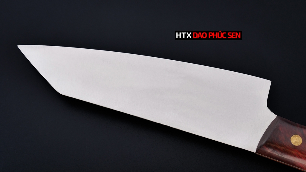 Dao lọc thái thịt thép trắng - SLK06