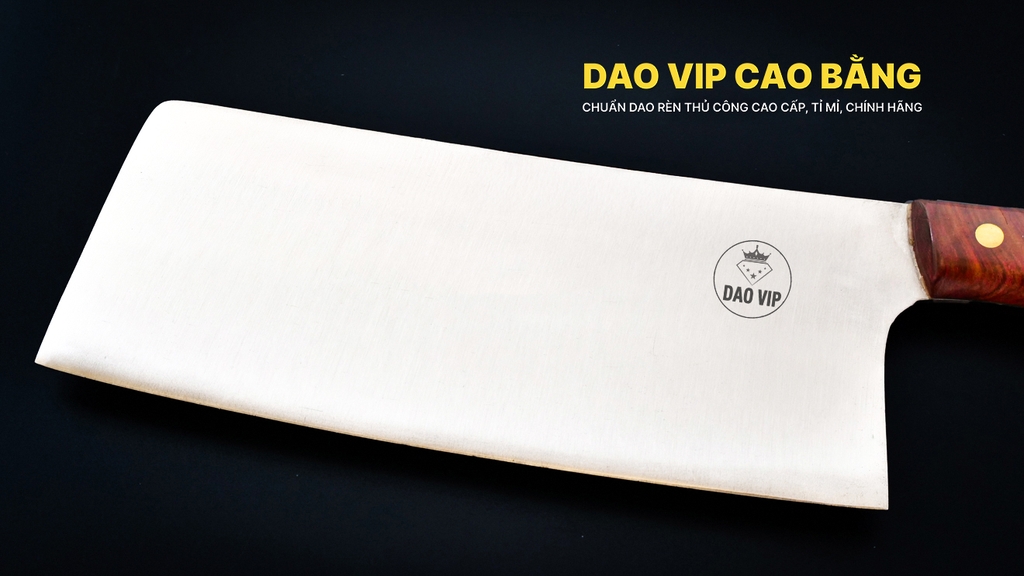 Dao chặt gà cao cấp thép trắng - SGK04 DAO VIP CAO BẰNG