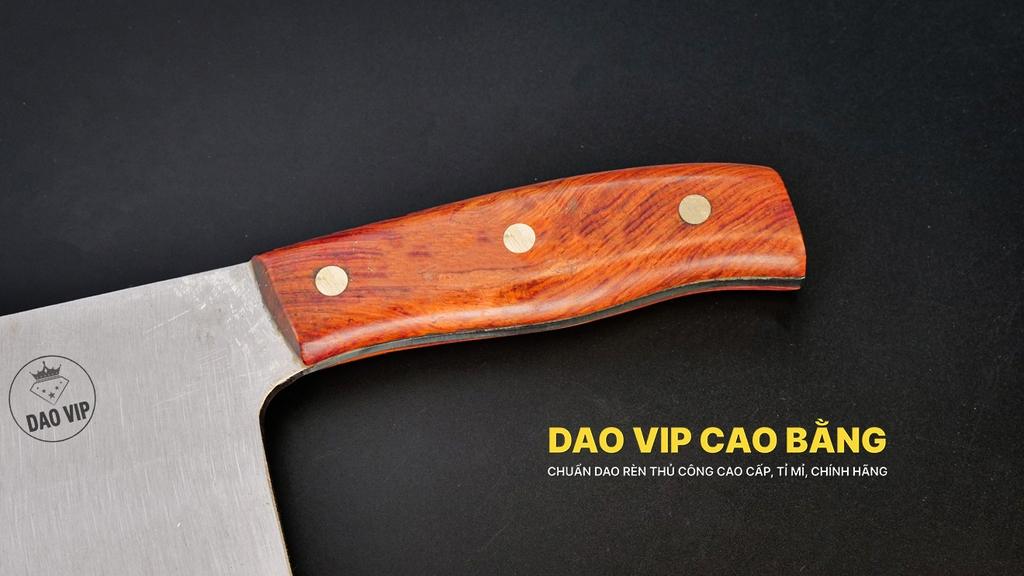 Dao chặt gà cao cấp thép trắng - SGK05 DAO VIP CAO BẰNG