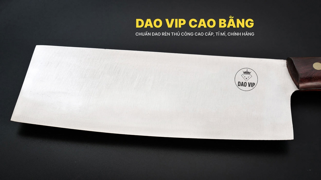 Dao thái cao cấp thép trắng - STK01 DAO VIP CAO BẰNG
