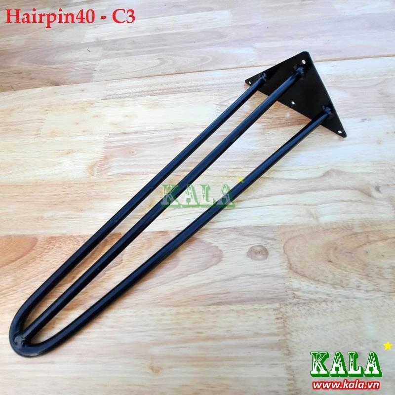 Chân bàn hairpin 40cm C3