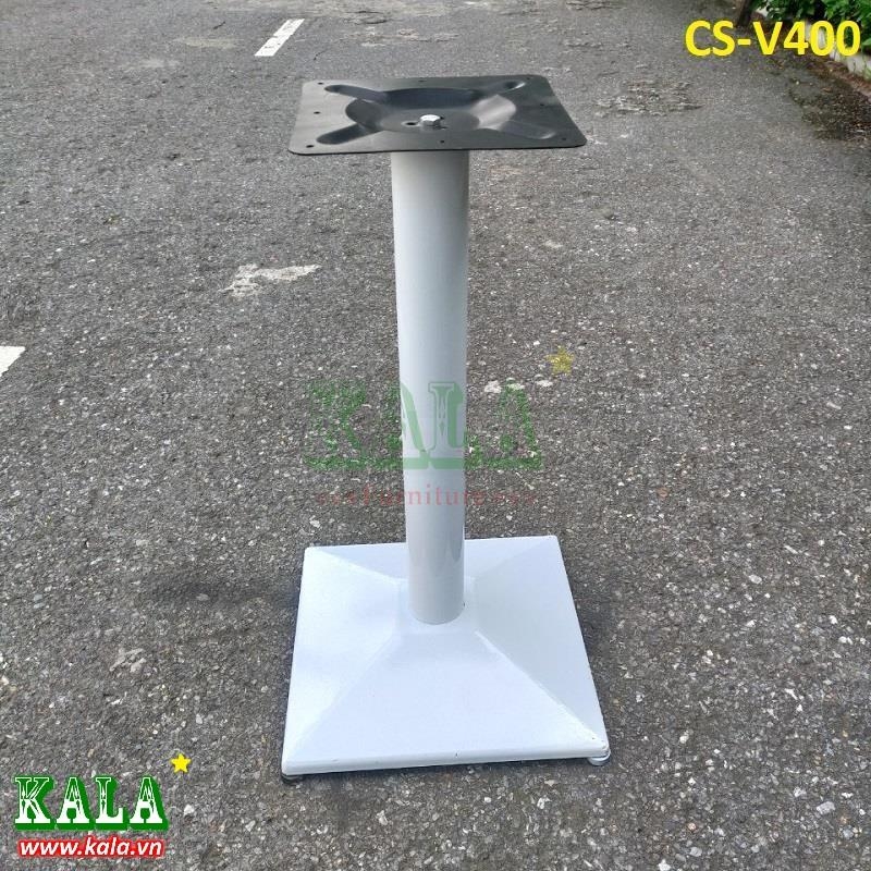 Chân bàn sắt mâm vuông vồng 40cm CS-V400