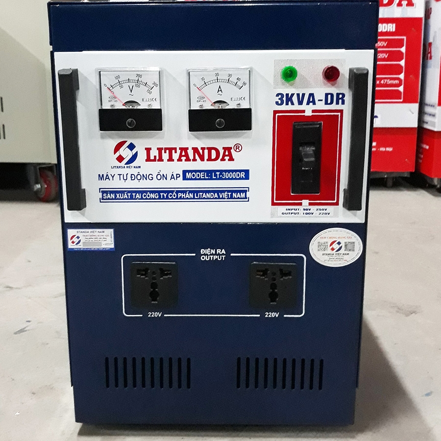 Ổn áp Standa 3KVA Giá Cạnh Tranh