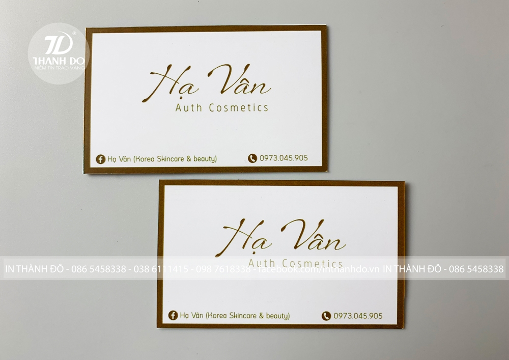 Ảnh 7 : Card visit tối giản ( In Thành Đô)