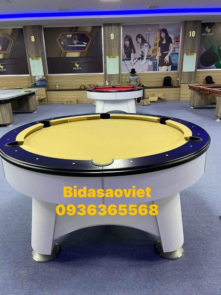 Bàn bi a tròn mini nhập khẩu