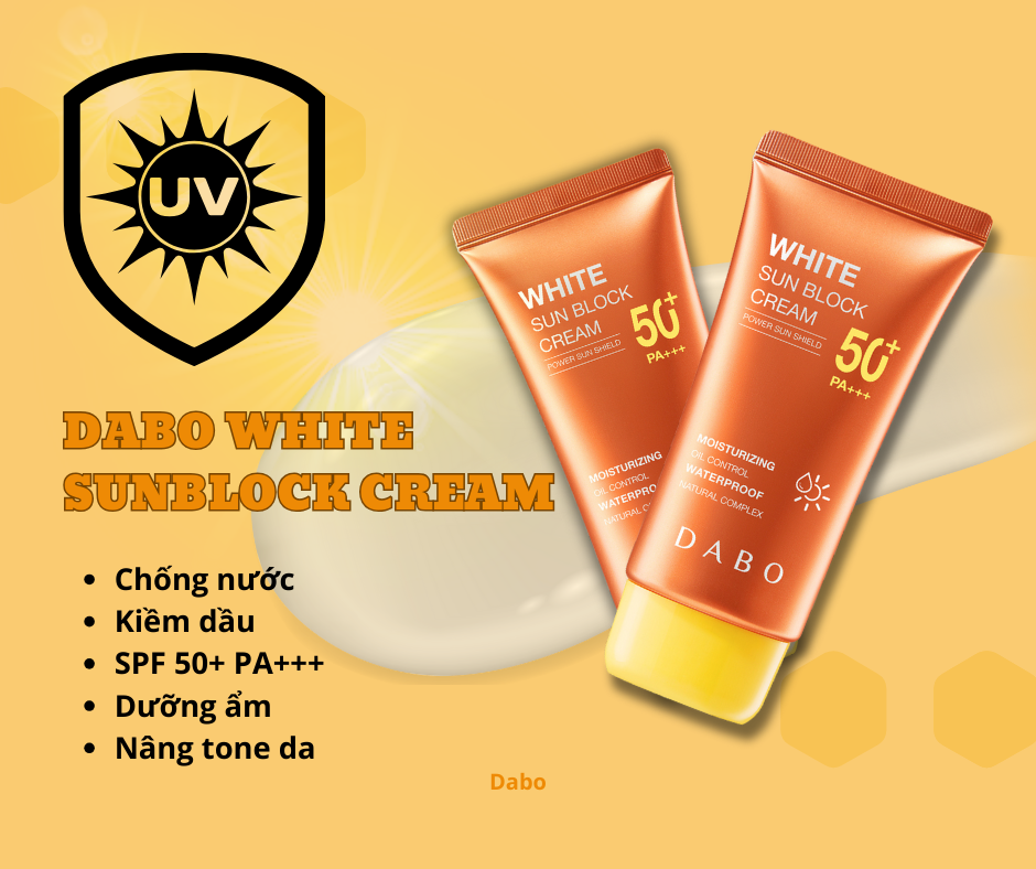 KEM CHỐNG NẮNG DABO WHITE SUNBLOCK CÓ TỐT KHÔNG?