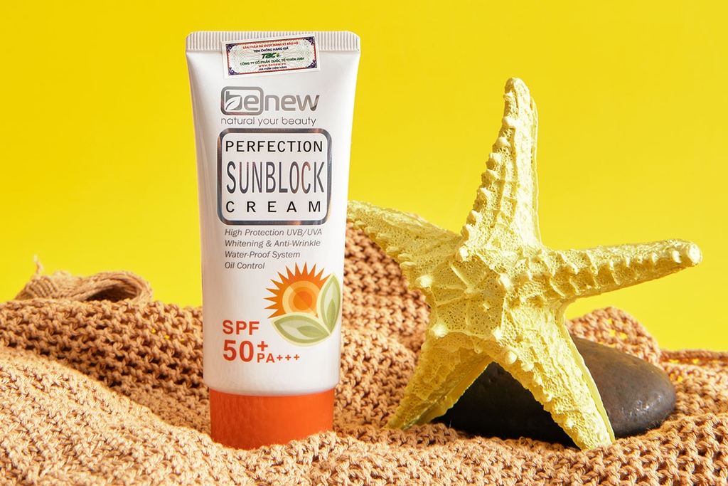 Review Kem chống nắng tốt nhất Hàn Quốc Benew Perfection Sunblock Cream