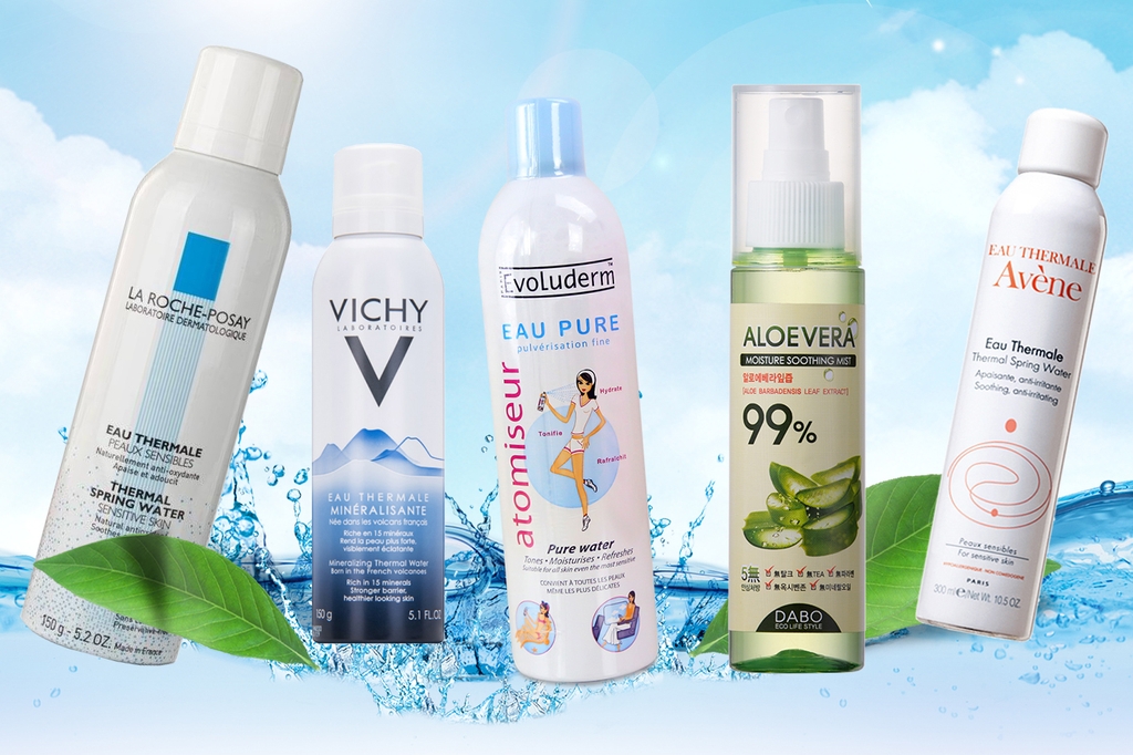 5 Loại nước xịt khoáng tốt nhất hiện nay [Review 2018]