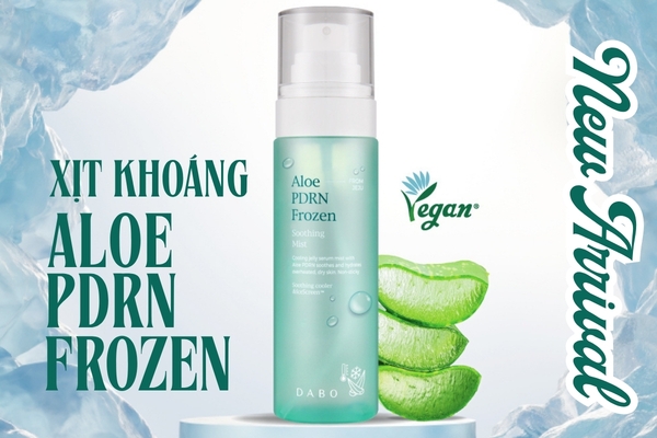 Ra Mắt Xịt Khoáng Aloe PDRN Frozen – Giải Pháp Làm Mát Và Cấp Ẩm Tức Thì