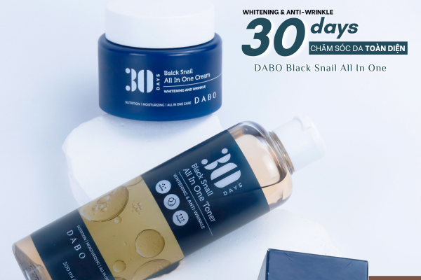 Lợi ích của Dịch Ốc Sên Đen Trong Skincare và Đánh Giá Bộ Sưu Tập DABO 30 Days Solution