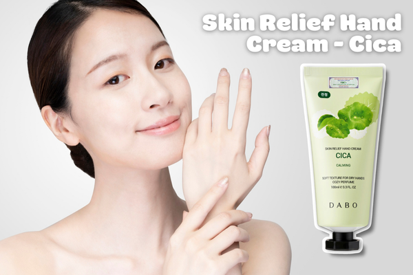 Review Kem Dưỡng Tay DABO Skin Relief Hand Cream Cica – Giải Pháp Dịu Nhẹ Phục Hồi Đôi Tay Khô Ráp