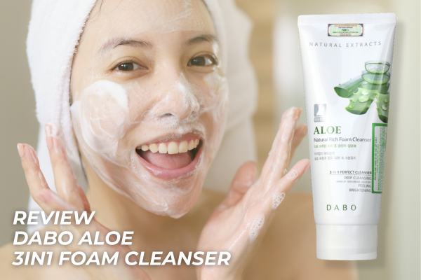 Dabo Aloe 3in1 Natural Rich Foam Cleanser – Cứu Tinh Dịu Mát Cho Da Nhạy Cảm
