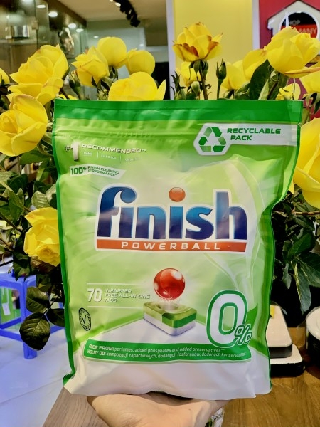 Túi viên rửa Finish Eco 70 viên