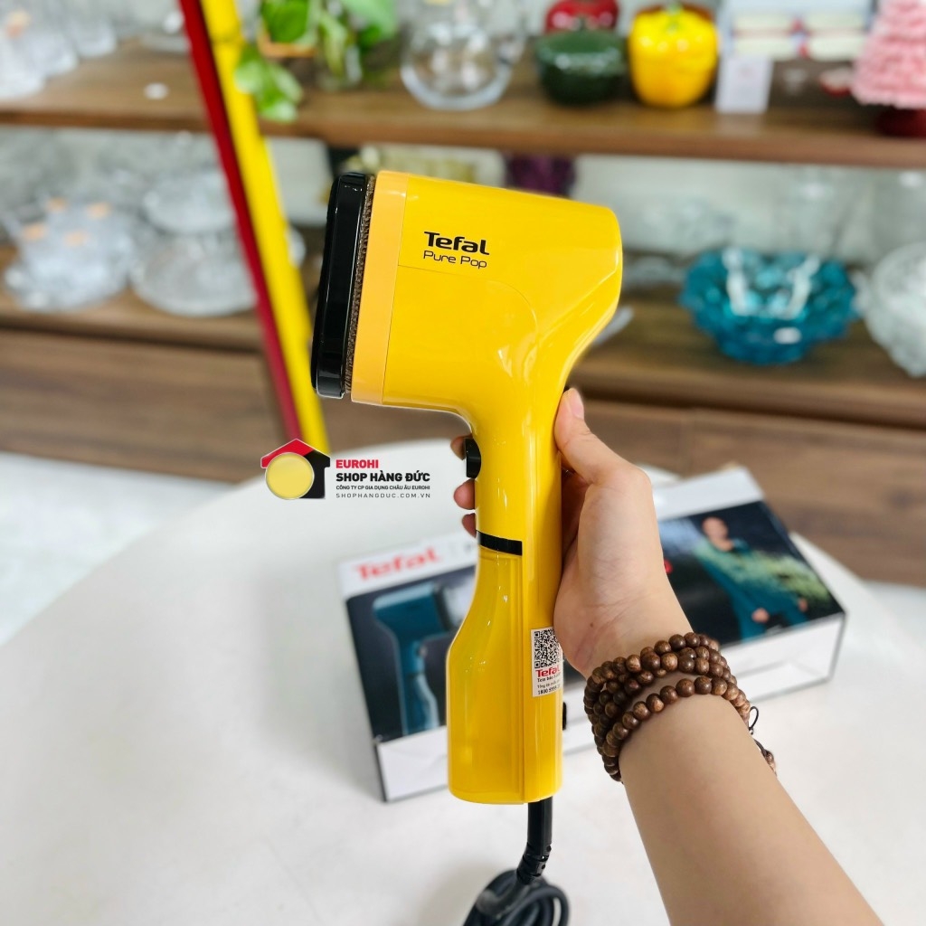Bàn là hơi nước cầm tay Tefal DT2020E1 Pure Pop màu vàng