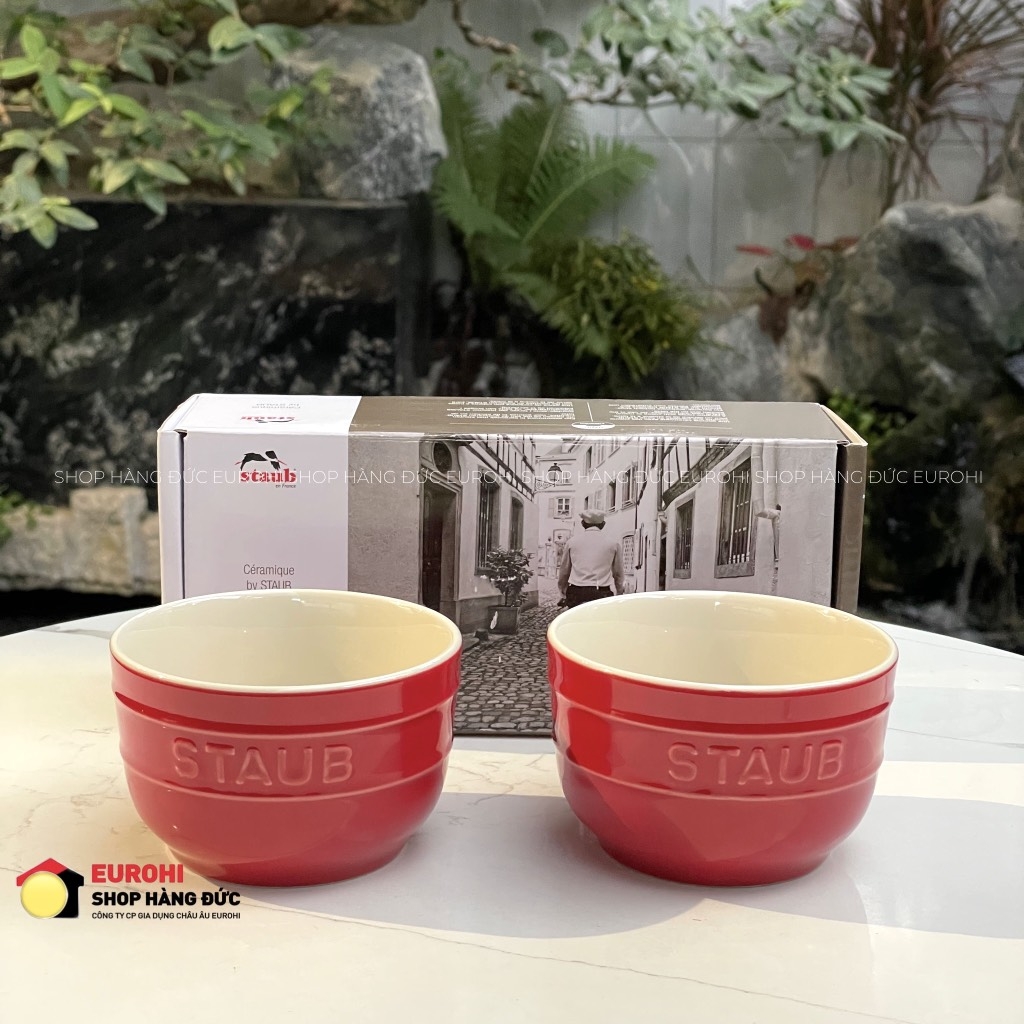 Set 2 bát chấm Staub 9cm màu đỏ (1004593)