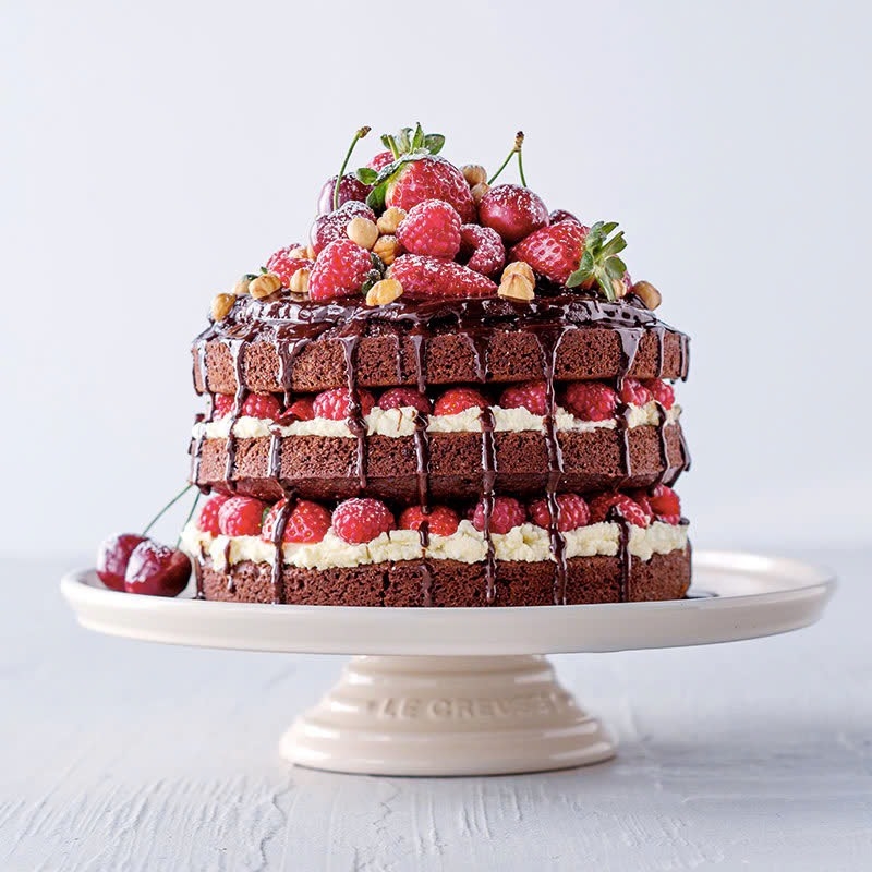 Chân bồng Le Creuset 30cm màu kem hồng (81603307160003)