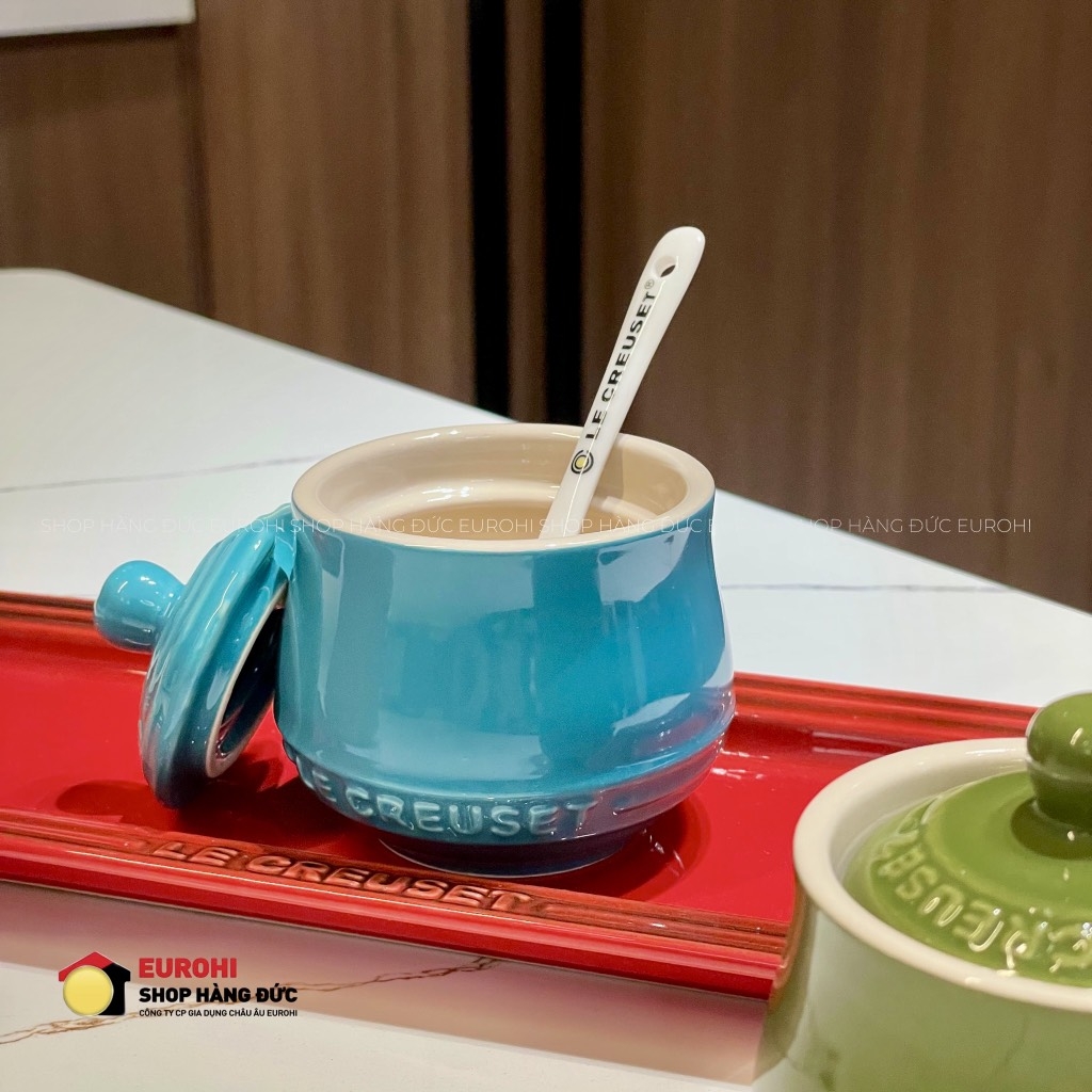 Hũ gia vị Le Creuset màu xanh dương (tách)