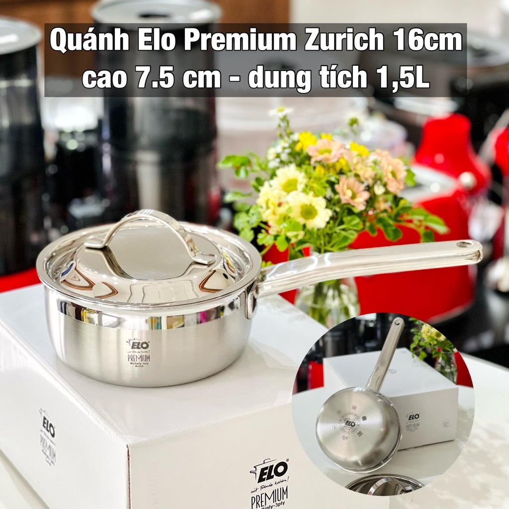 Quánh Elo Zurich 16cm, cao 7,5cm