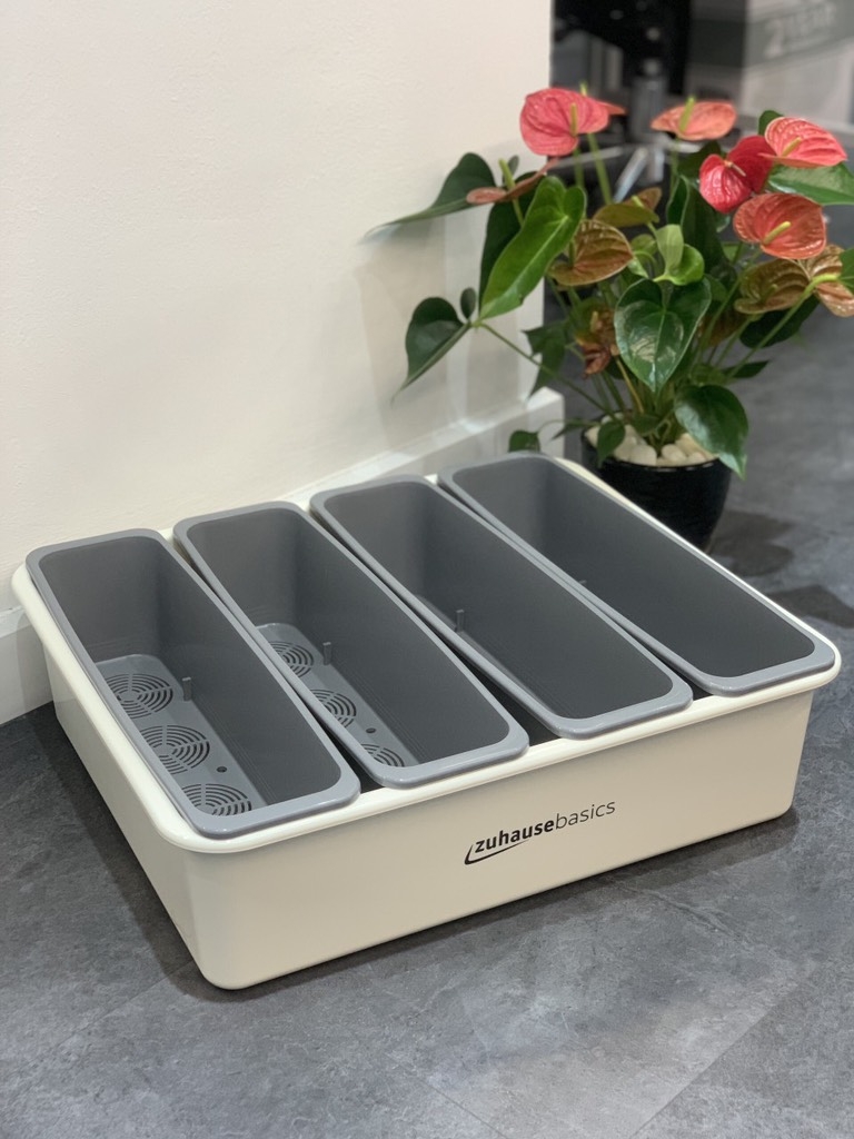 Chậu nhựa trồng cây Zuhause size lớn 52*44,5*14cm