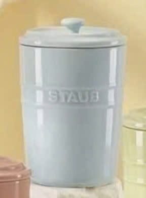 Hũ sứ Staub nắp kín 1000ml màu xanh dương
