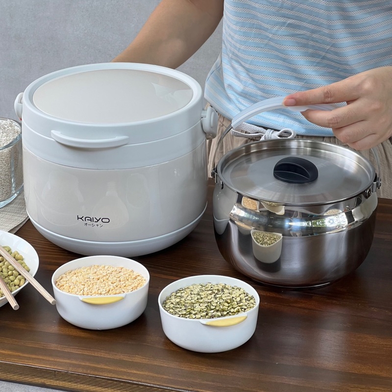 Nồi ủ chân Kaiyo màu trắng 3L