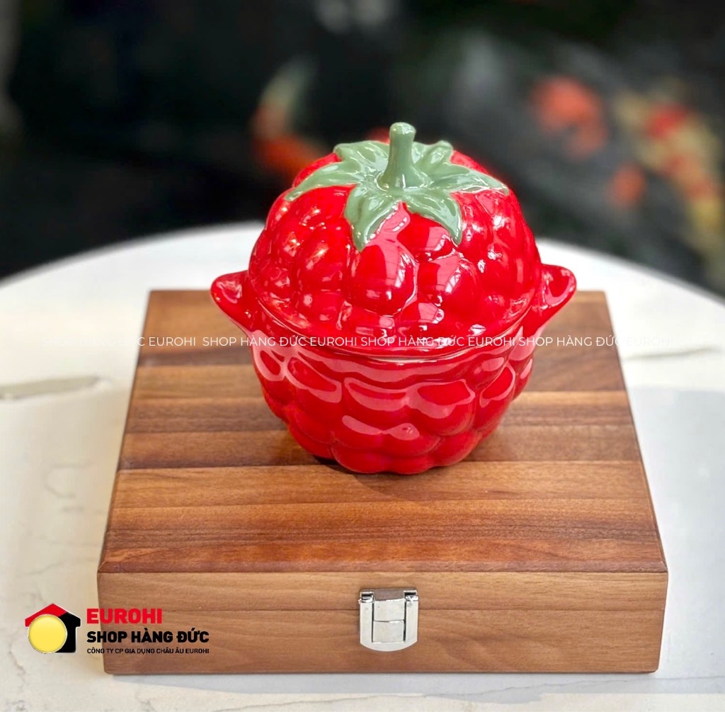 Âu sứ Le Creuset quả dâu thấp