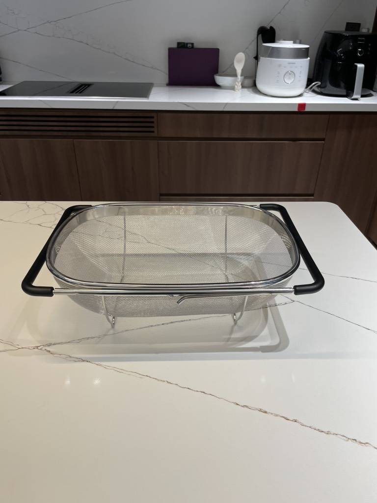 Rổ gác chậu inox HEIMA 35*24cm (HM-104)