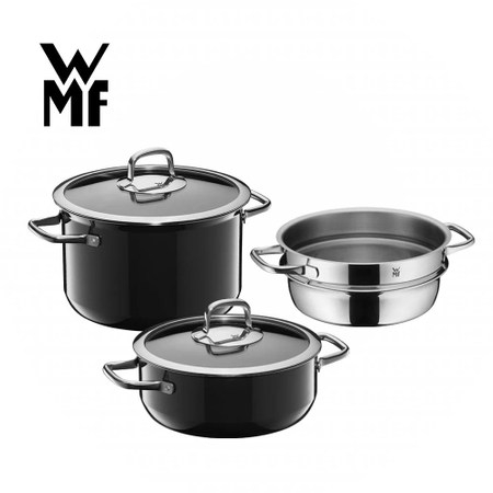 Bộ nồi WMF Fusiontec 3 món màu đen - Made in Germany