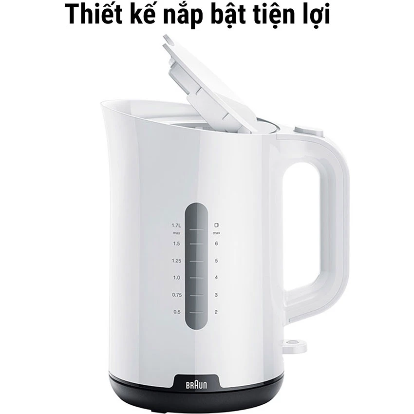 Ấm siêu tốc Braun WK1100WH 1,7L