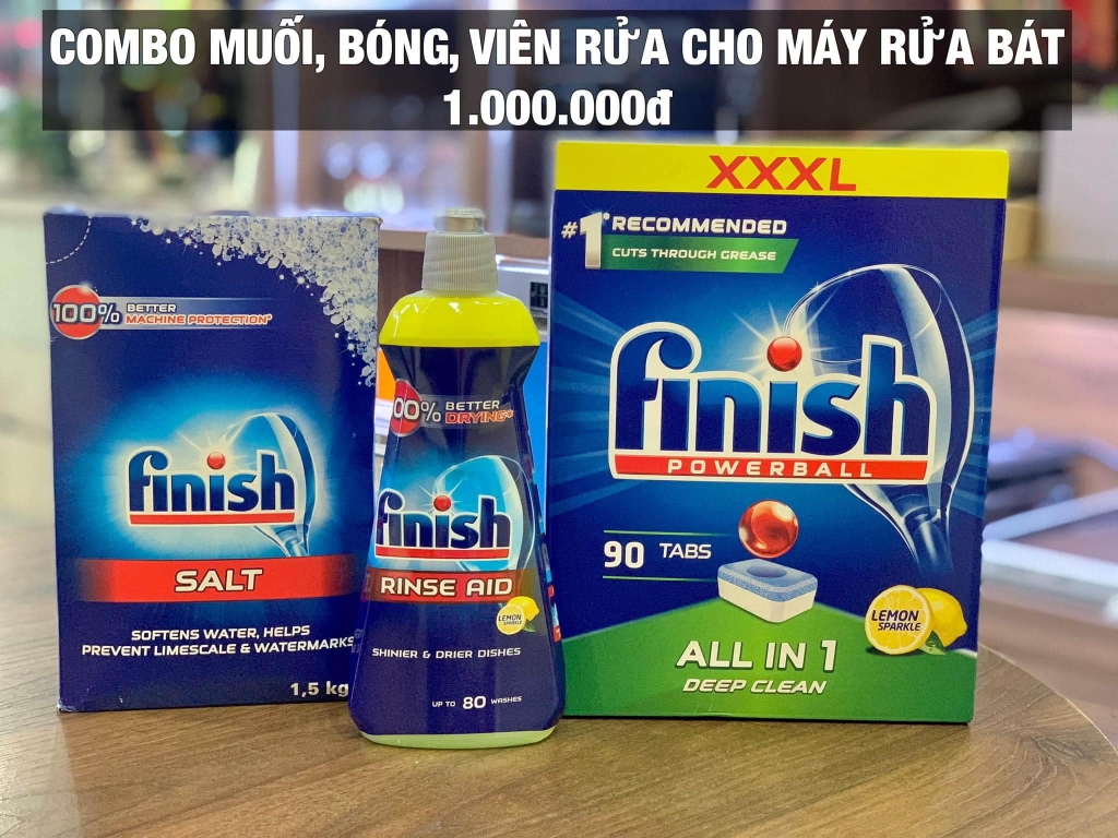 Combo viên rửa finish 90 viên