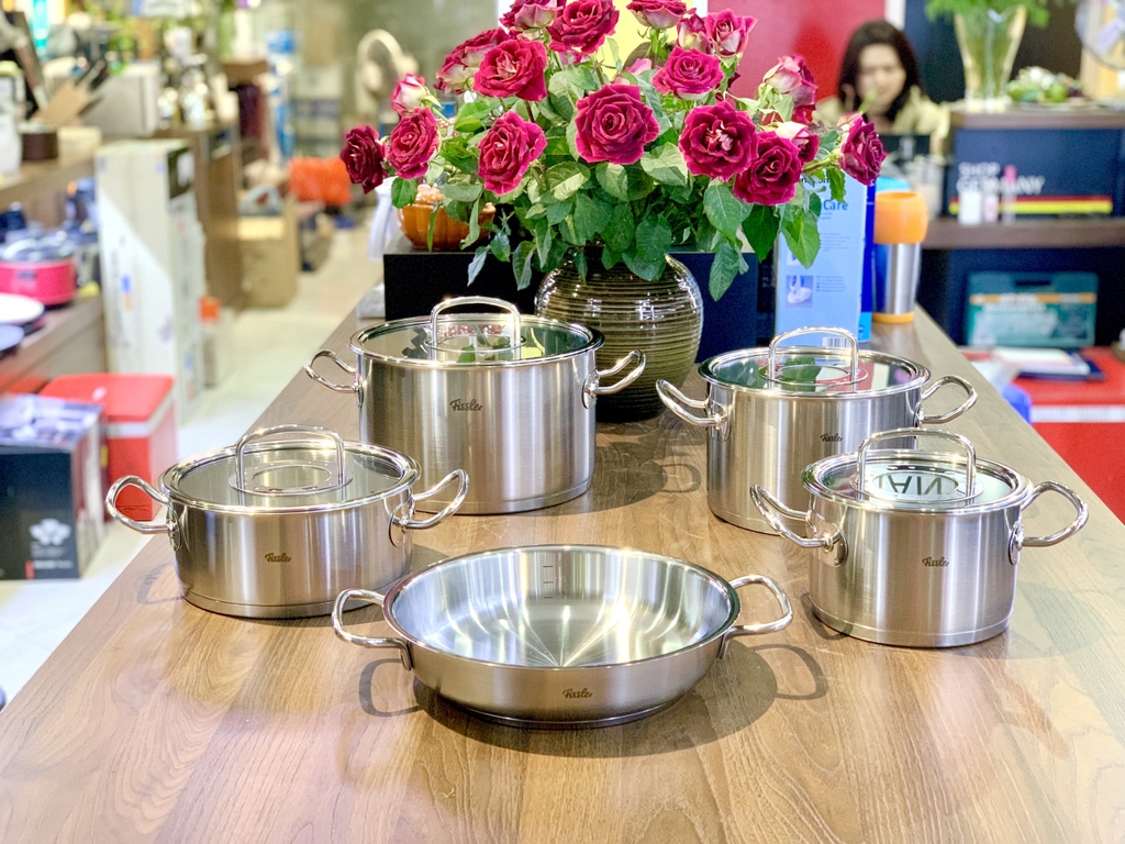 Bộ nồi Fissler Original Profi Collection 08435805000 (Chảo 2 quai)