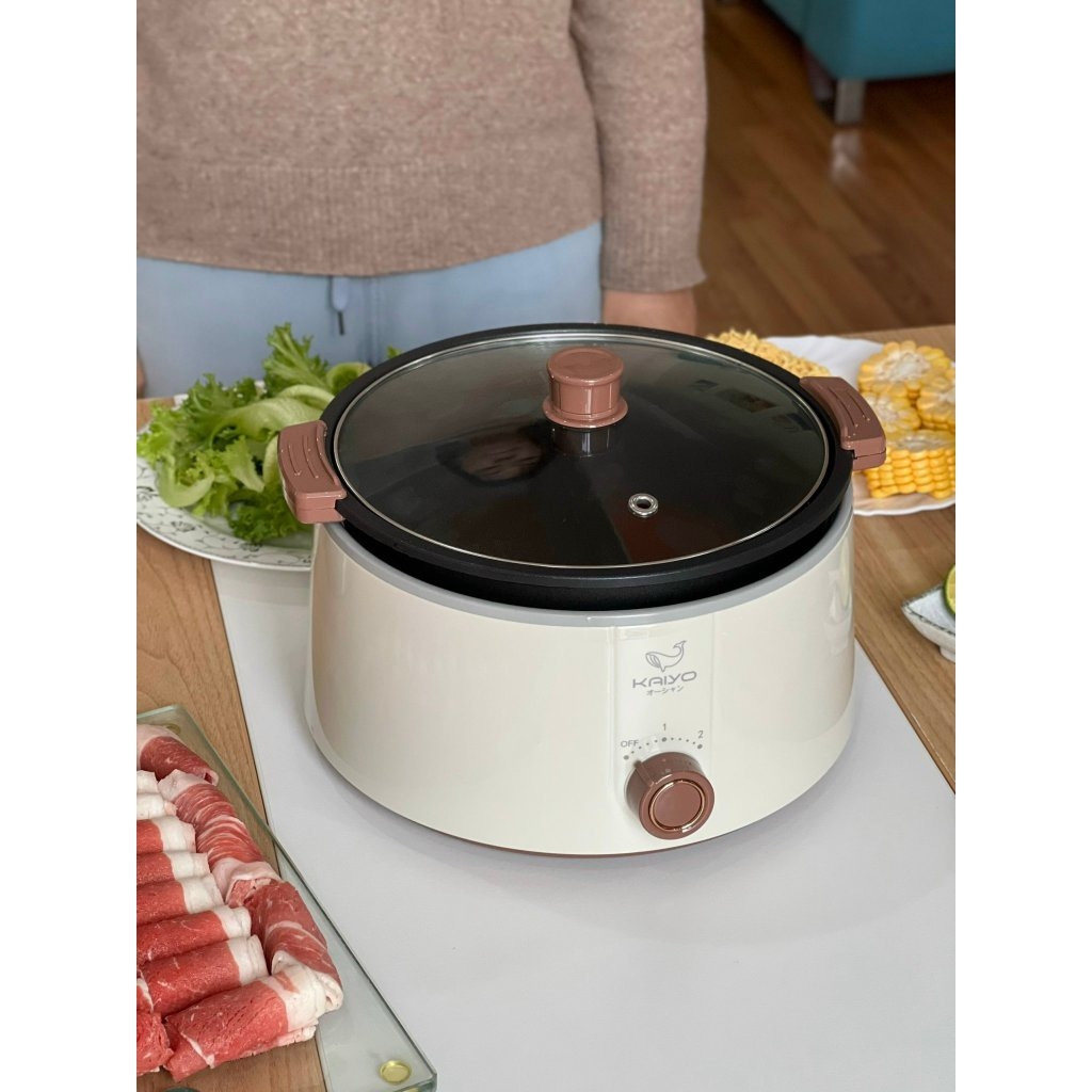 Nồi lẩu điện Kaiyo 2 ngăn