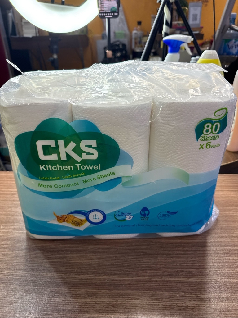 Set 6 cuộn giấy nhà bếp đa năng CKS