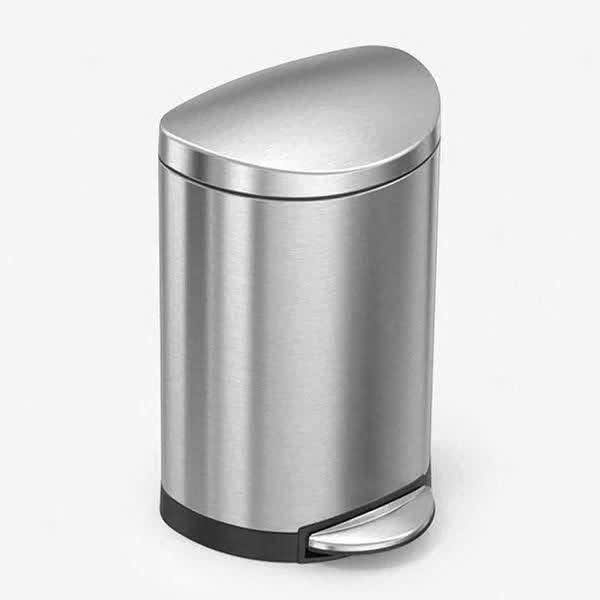 Thùng rác đạp chân Simplehuman CW2106 6L màu inox